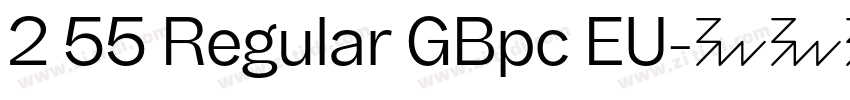 2 55 Regular GBpc EU字体转换